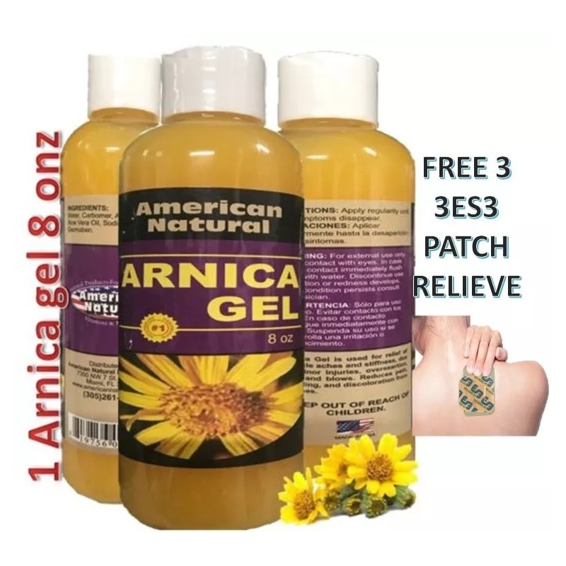 ARNICA MONTANA GEL 8 Oz support RELIEF BRUISES MUSCLE ACHES