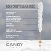 Blue Rock Candy Sugar Sticks - Blue Raspberry Flavored -