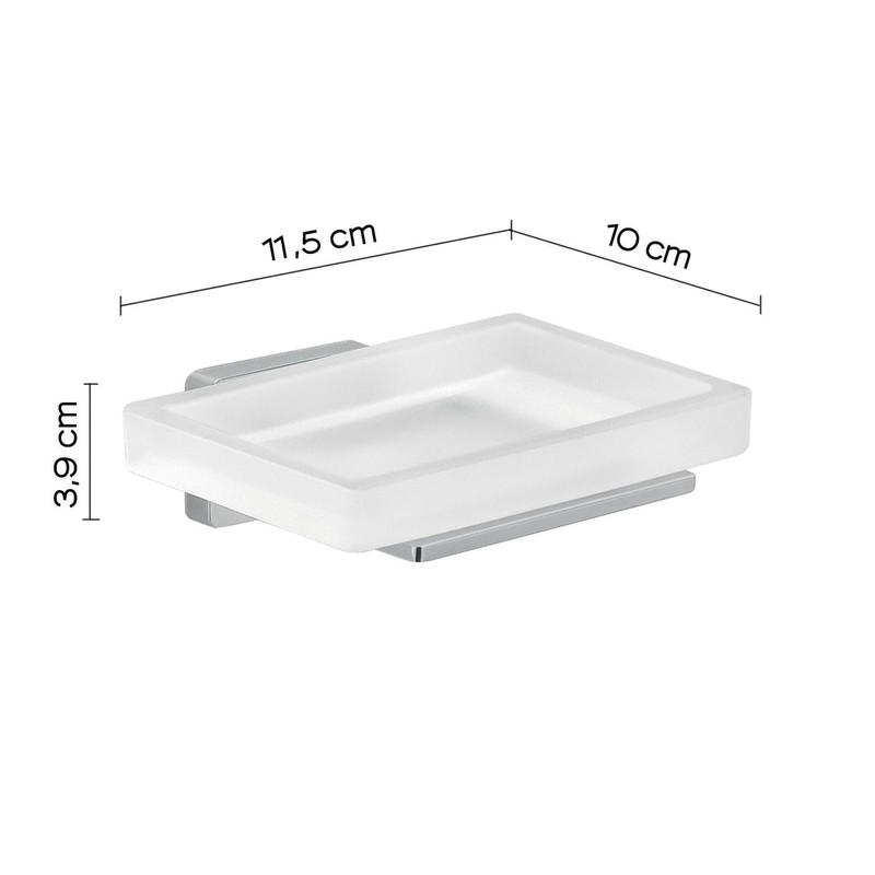 Gedy 44111300200 Soap Dish, Chrome