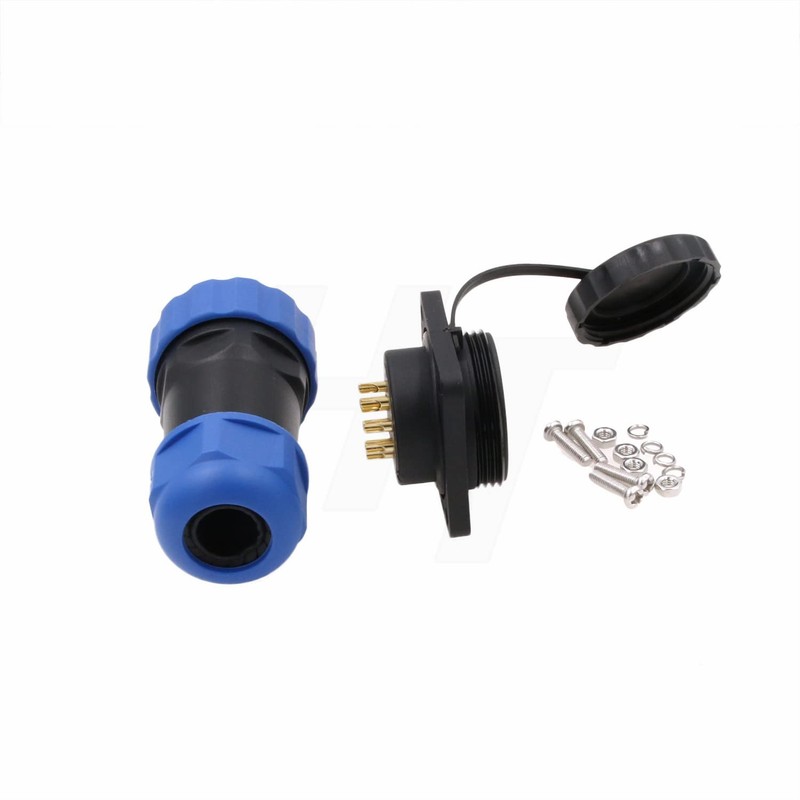 HangTon HE29 12 Pin Male Waterproof IP68 Round Current Socket
