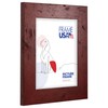 Frame USA 16x18 Picture Frame, Red, Rustic Wide Series, Wall