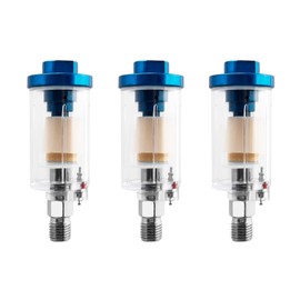 Wolfride Water Separator, Air Regulator, 1/4" Air Filter, Air Compressor, Moisture Removal, Filter Regulator, Water Separator, Tool Set of 3