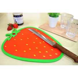 Nankai Tsusho dexas Cutting Board, Strawberry, Size: Approx. 13.0 inches (33 cm), W10.0 inches (25.5 cm), 0011-036