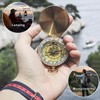 Compass Clamshell Compass Camping Gear Survival Gear Waterproof Luminous Compass