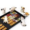 NaiHey 5 Pairs Chopsticks and Chopstick Rest Set, 6 Cute