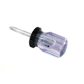 Tradespro 830415 Clear PVC Handle Phillips Screwdriver, #2 x 1-1/2"