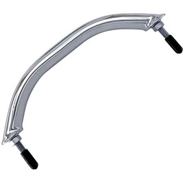 JT-HLM 2PCS Boat 316 Stainless Steel 8-3/4'' Boat Polished Grab Handle Oval Tube Grab Bar Handrail for Marine Yacht RV