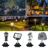 IP68 Waterproof Junction Box, 4-Way Cable Connector for Outdoor Use,