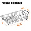 Dolreiik Expandable Dish Drying Rack in Sink,Stainless Steel Over The