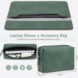 HYZUO Laptop Sleeve Bag 13 / 15 / 16 Inch Waterproof Laptop Case Laptop Bag Notebook Bag with Small Carry Bag
