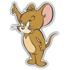 Jerry Mouse Cartoon Sticker Vinyl Decal for Car Bumper Laptop