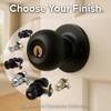 Copper Creek Entry Door Knob – Keyed Entry Handle with