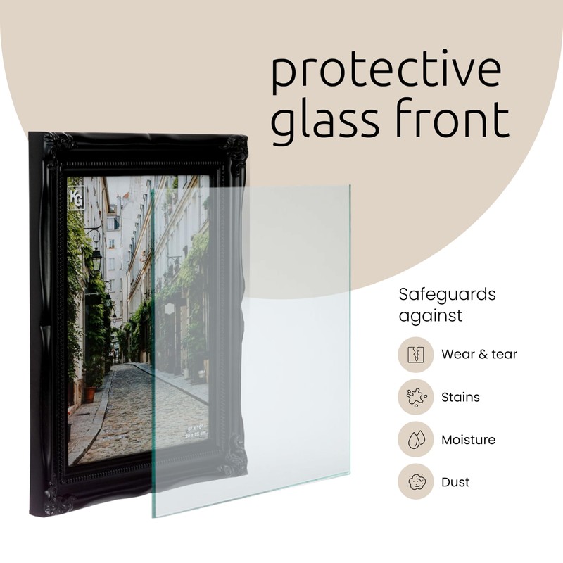 Kiera Grace Georgia Photo Frame - 4" x 6", Black