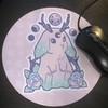 Spooky Kawaii Pastel Goth Mouse Pads - 3mm Thick, 20cm