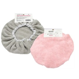 Microfiber Water Absorbing Hair Cap, Pink/Grey, 1 Piece (Gray)