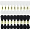 40 Skeins Embroidery Floss Cross Stitch Threads Black and White
