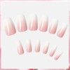 AddFavor 240pc Ombre Coffin Press on Nails Medium Fake Nails