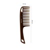 Wide Tooth Hair Comb Brown Argan Oil Infused With Comfortable