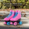 Skate Gear Extra Support Quad Roller Skates for Kids and