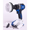 Diamond Shine Drill Brush Attachment - Cleaning & Scrubbing, 3-Pack,
