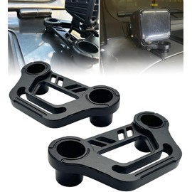 ZZJAUBI JL A-Pillar Cowl Light Mount, LED Pods Ditch Brackets Compatible With Jeep Wrangler JL JLU JT 2018-2023