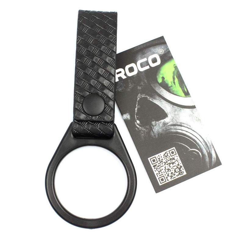 ROCOTACTICAL Side Handle Baton Ring Holder, D/C Cell Flashlight Holder