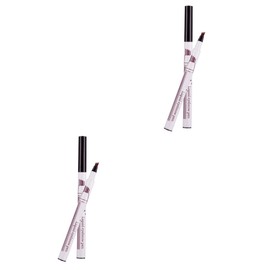 Beavorty 2pcs Long-lasting Eyebrow Makeup Tool Waterproof Brow Pencil 4-pronged Women's Brow Pen Natural Easy to Apply