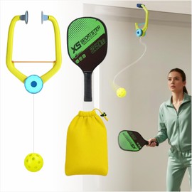 asdmm Pickleball Trainer Rebounder for Solo & Group Practice, Improve Reaction & Coordination, Easy Setup, 1 Set