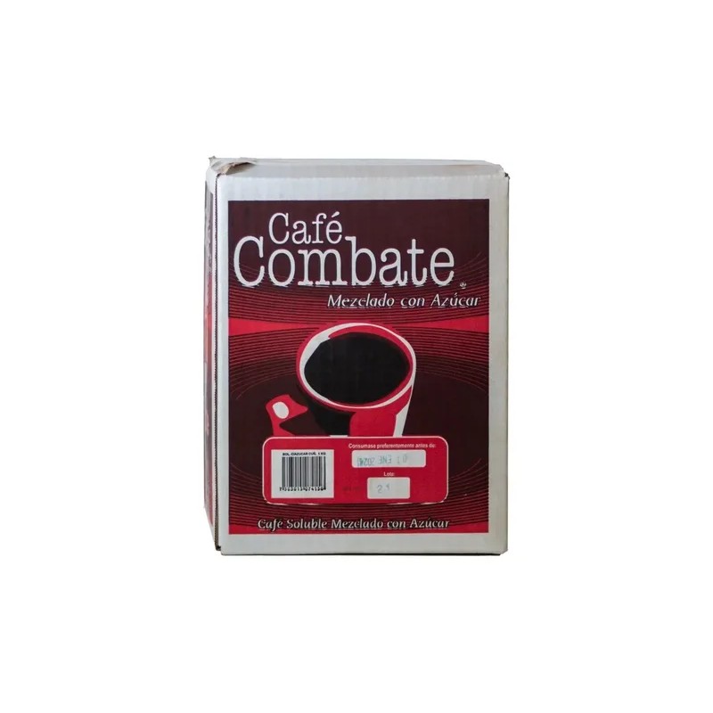 Café Combate Soluble Con Azúcar 1 Kilo