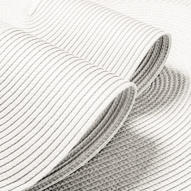 FunWheat Oval Braided Placemats Set of 4 Table Mats for