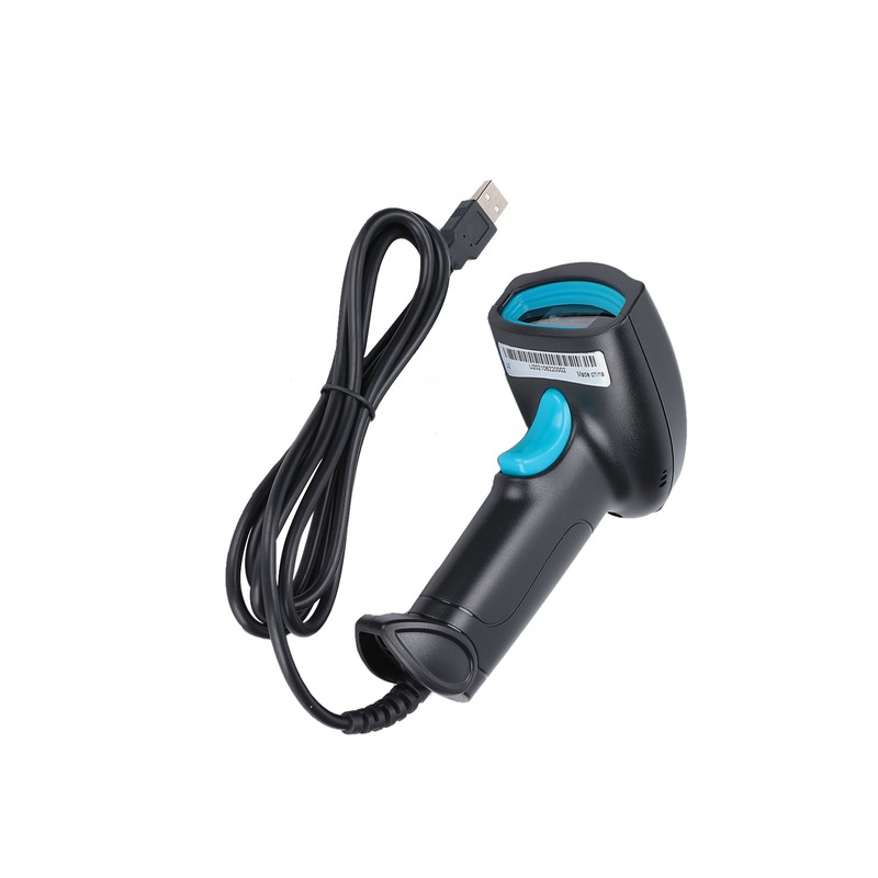 Barcode Scanner Handheld 360° Reading Dustproof Waterproof QR Code USB