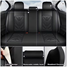 Toolzia Full Leather Car Seat Cover - All-Inclusive Cushion