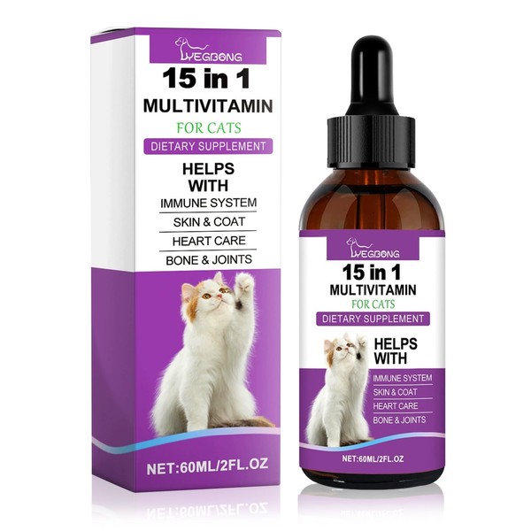 Vitamine Tropfen für Katzen, Nutrients for Cats, Unterstützung für Stoffwechsel