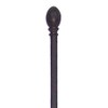 Set of 2 Panacea 87599 Garden Fence Posts, Black, 45"H