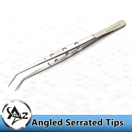 A2Z Scilab Cotton Pliers Dental College Tweezer 16cm Surgical Forceps Diagnostic Instrument