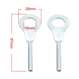 Twilight Garage 15mm Chain Tensioner Adjuster for 196cc 6.5HP Massimo MB200 Baja Warrior MB165 MB200 Coleman CT200U Trail Motovox MBX10 MBX11 Mini Bike CRF50 XR70 CT70 ATV Pit Dirt Bike Motorcycle