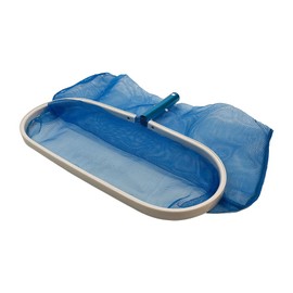 Puri Tech Premium Deep Leaf Rake with Heavy Duty Aluminum Frame & Deep Fine Net for Swimming Pools & Spas Fits Most Standard Poles Catches Small Debris