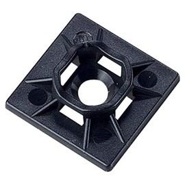 Ancor Marine Grade Products UV Black Adhesive Mounting Base (25 Pack)