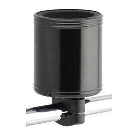 Kroozie 2.0 Bike Bottle Holder – Sturdy, Stainless Steel Bike Cup Holder for Handlebars, Horizontal Bars, & Cups up to 30 Oz. – Stroller, Cruiser, Scooter, & Ebike Accessories, Gloss Black