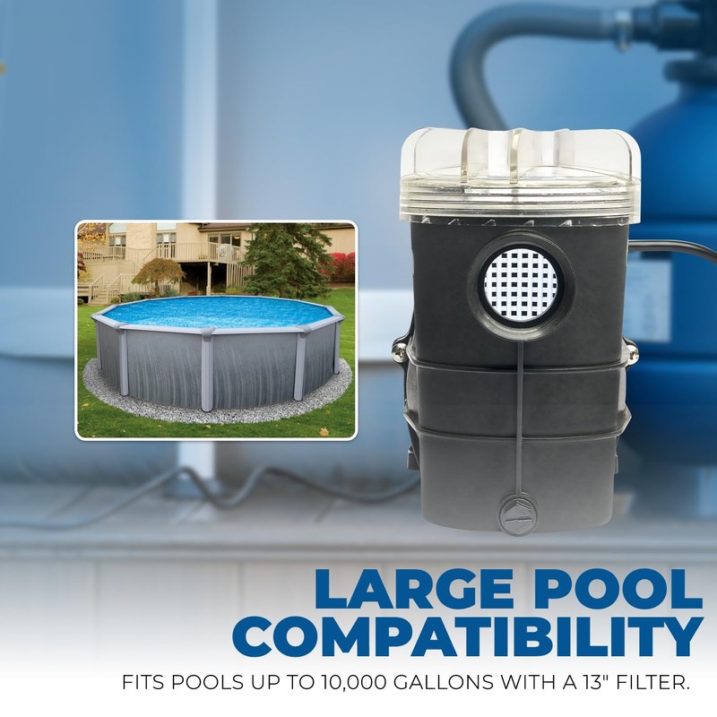 XtremepowerUS 3/4HP 2400GPH High Flow Pond DIY Self Priming for