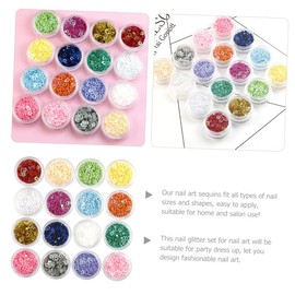 Ipetboom Colors Hollow Star Nail Art Sequins for DIY Decoration Safe Material Glitter for Nail Craft for Parties and Unique Designs