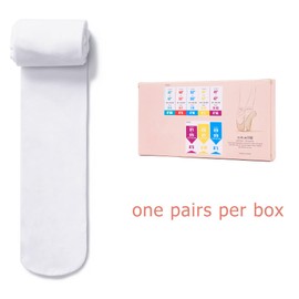 danswan 1 Pack Girls Toddler Child Student Ballet Dance Tights Footed Ultra Soft Ballet Legging Stocking Sport (White, Child Age 11-14)