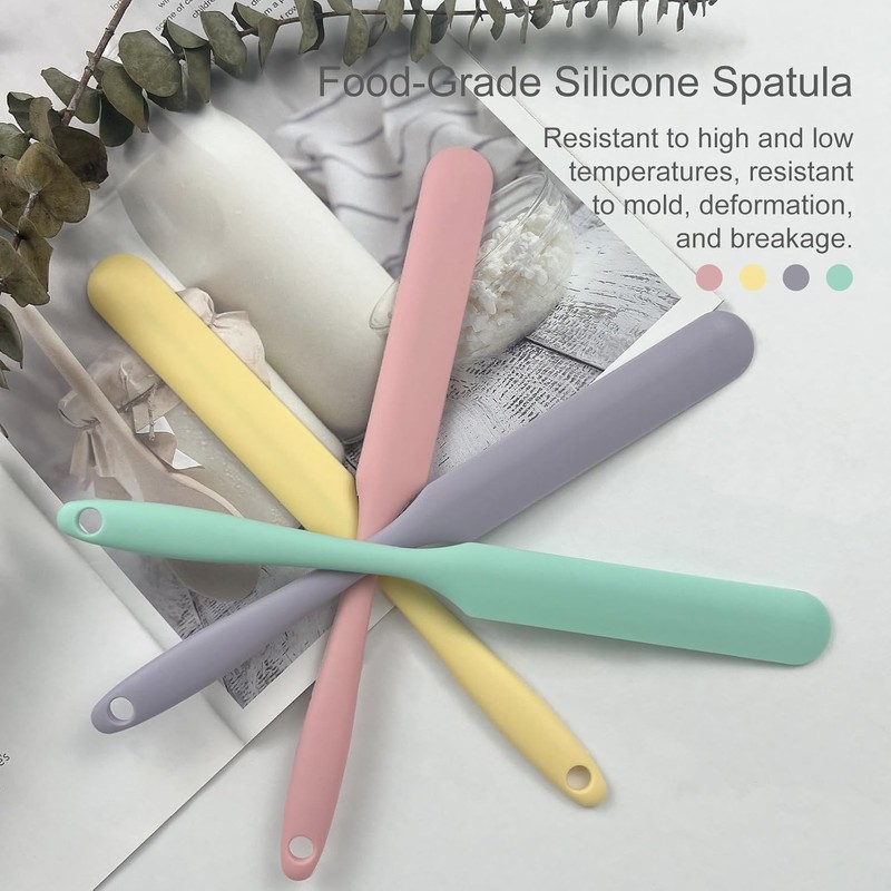 Espátulas para Cera Jaasuee J5037 Juego de 4 Silicona Antiaherentes