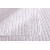 MarCielo 3 Piece 100% White Cotton Quilt Set Lightweight Bedspread