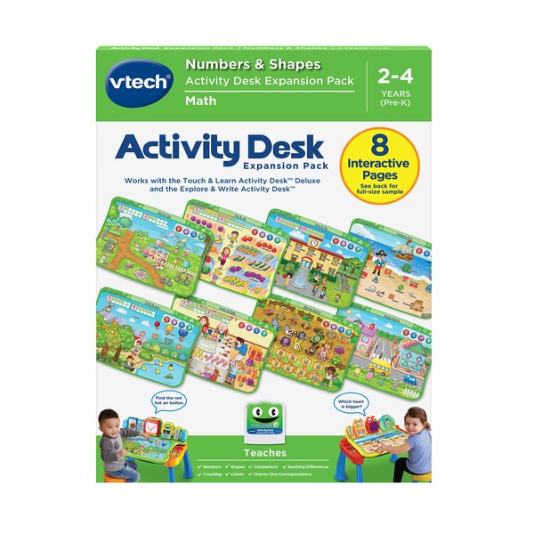 VTech Touch and Learn Activity Desk Deluxe Expansion Pack - Numbers and Shapes