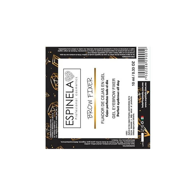 Espinela Gel Para Ceja Fix Brow - 10 ml