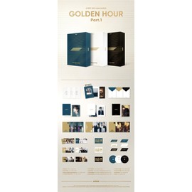 ATEEZ GOLDEN HOUR : Part.1 10th Mini Album with Tracking Sealed ATZ (Standard Blue Hour Version)