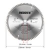 uxcell 9" Circular Saw Blade, 80T 3/4" Arbor, Wood Tungsten