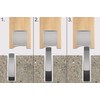 RICHELIEU 67FSWHR Magnetic Fantom, White, 5.18 lbs Door Stop