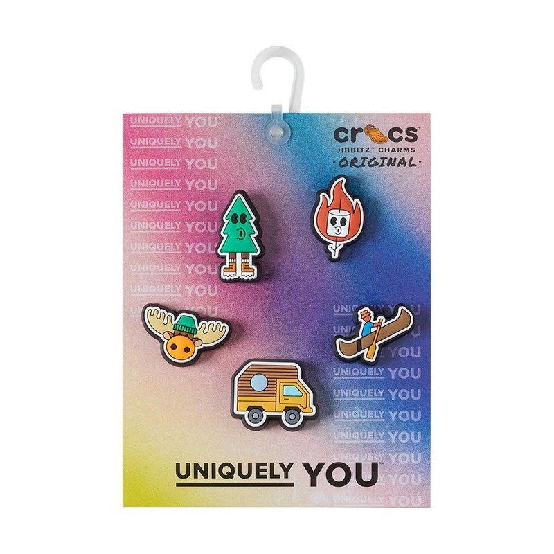 Crocs Unisex The Outdoors 5 Pack Shoe Charms, The Great